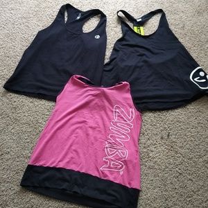3 zumba tanks. Xxl (fits like an xl)